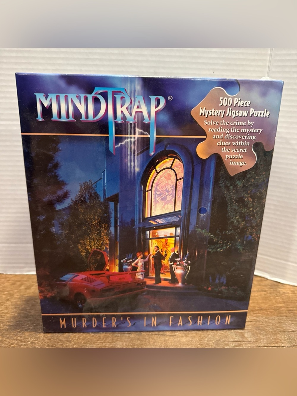 MindTrap Mystery Jigsaw Puzzle Murder's in Fashion 500 Pieces VTG 1997 SEALED